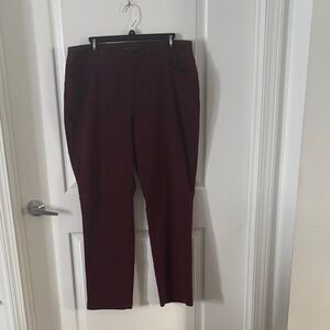 Napa Valley Deep Burgundy Dress Pants